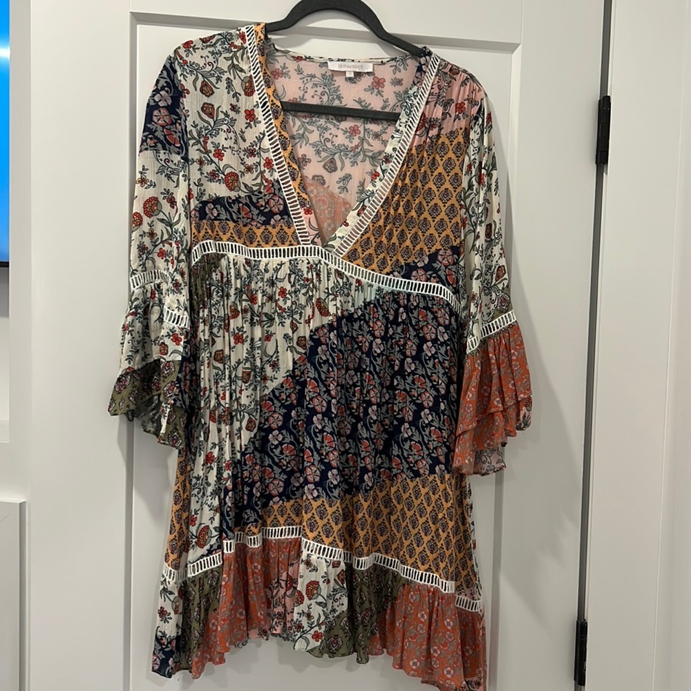 Olivaceous floral dress!